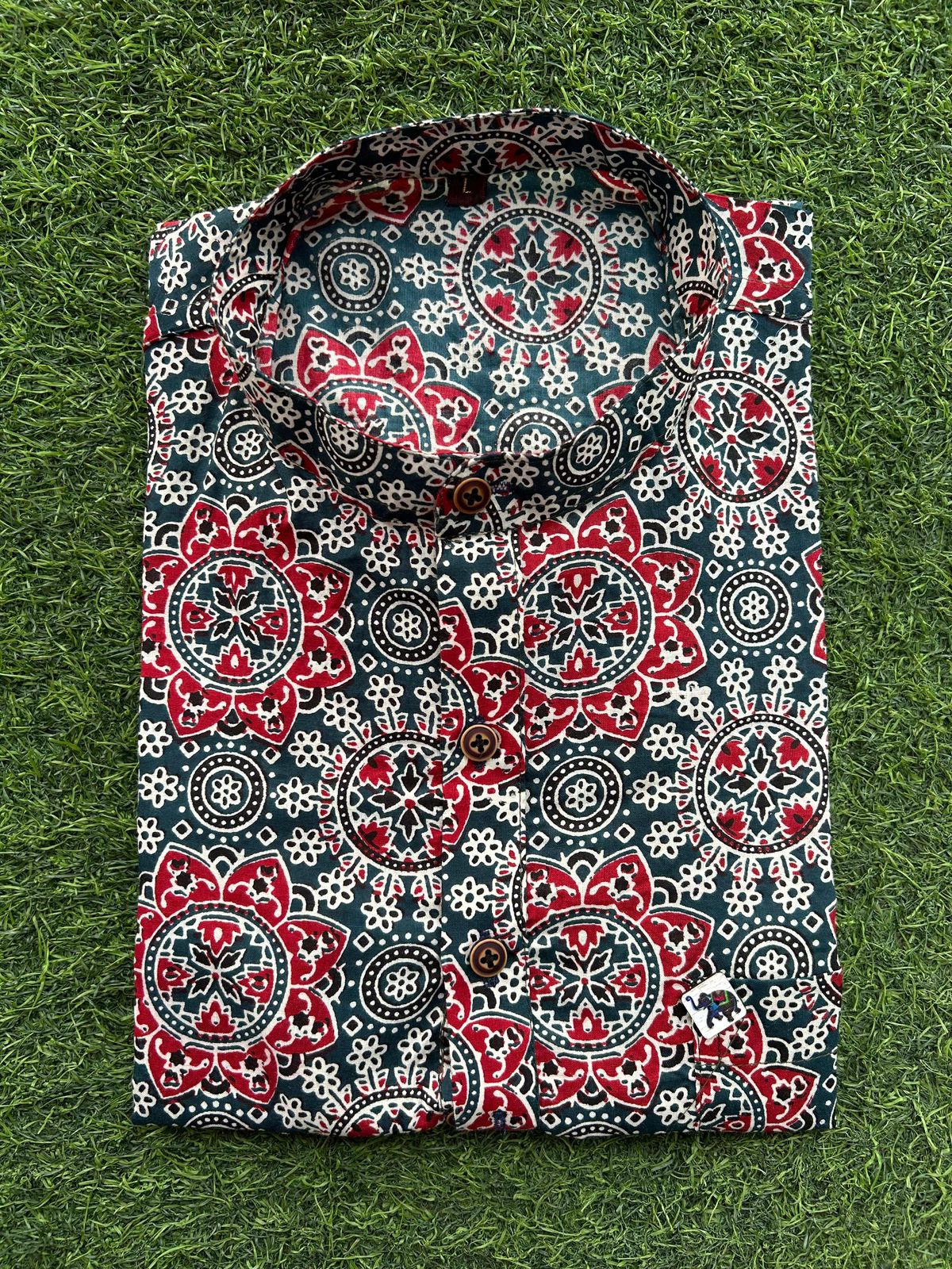 Half Sleeve Printed Cotton Shirt for Men | Summer Casual Daily Wear - Image 25