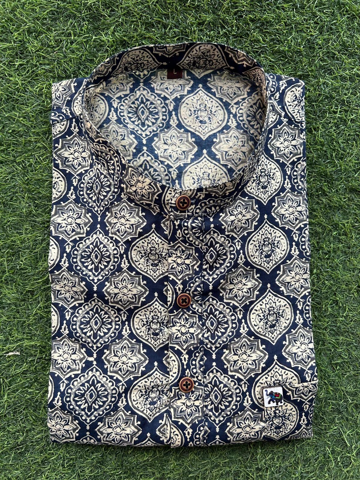 Half Sleeve Printed Cotton Shirt for Men | Summer Casual Daily Wear - Image 14