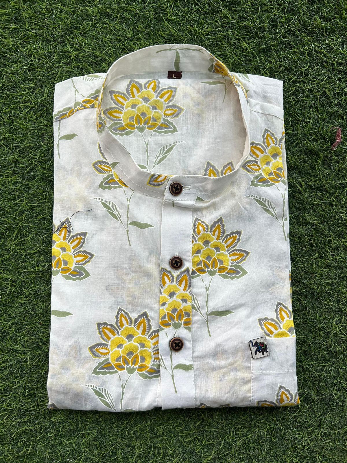 Half Sleeve Printed Cotton Shirt for Men | Summer Casual Daily Wear - Image 12