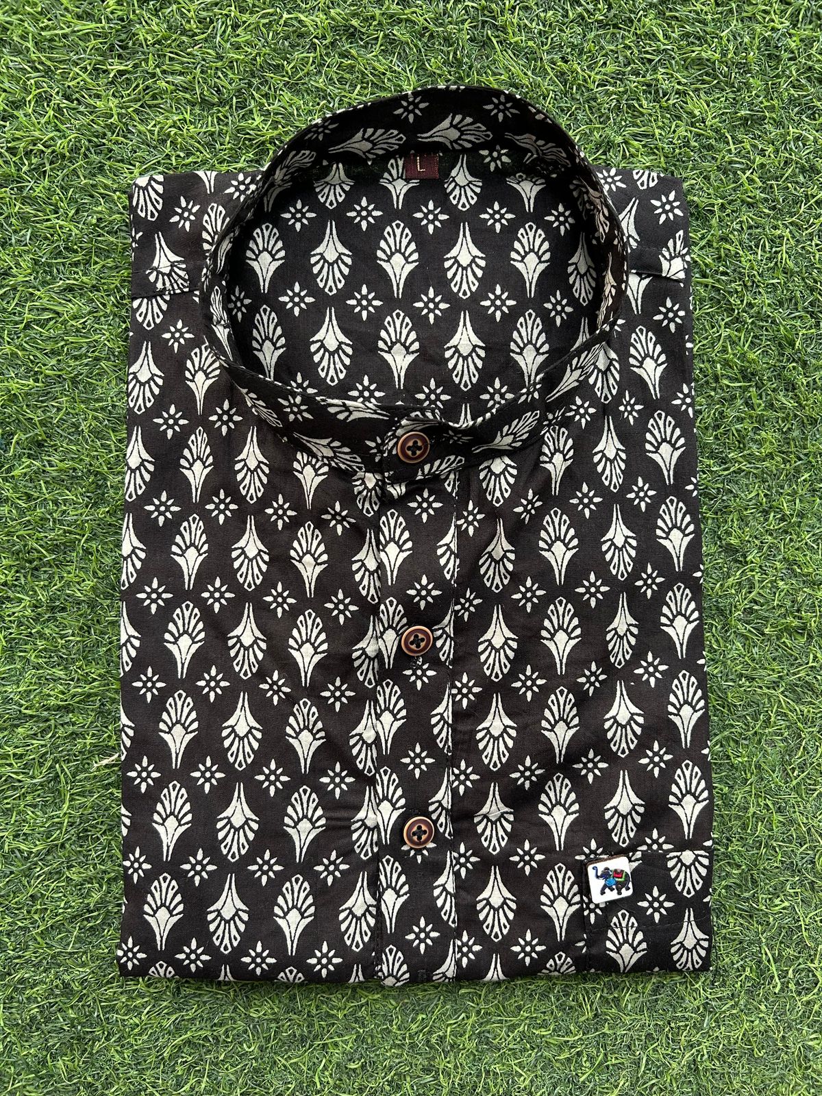 Half Sleeve Printed Cotton Shirt for Men | Summer Casual Daily Wear - Image 11