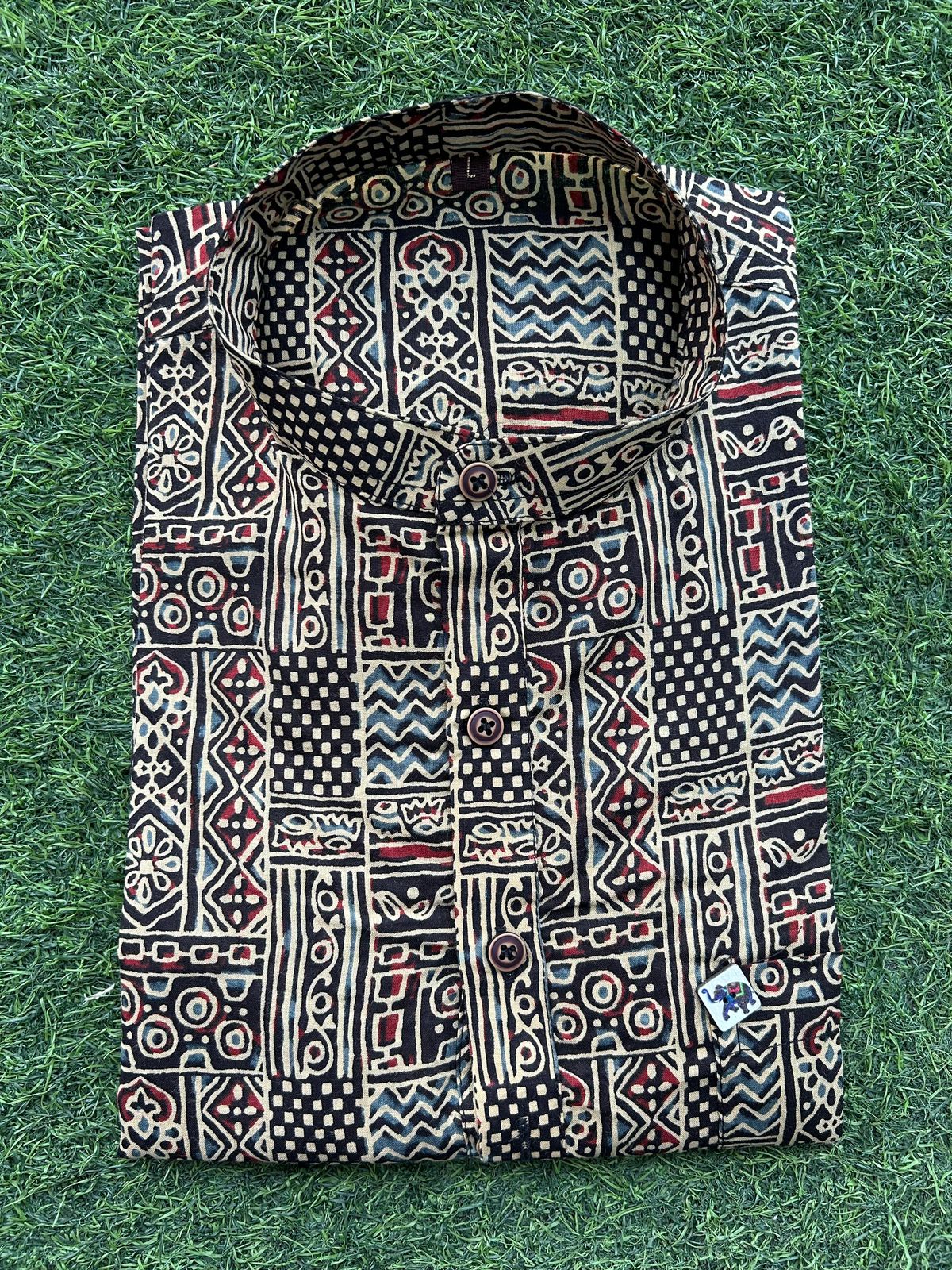 Half Sleeve Printed Cotton Shirt for Men | Summer Casual Daily Wear - Image 9