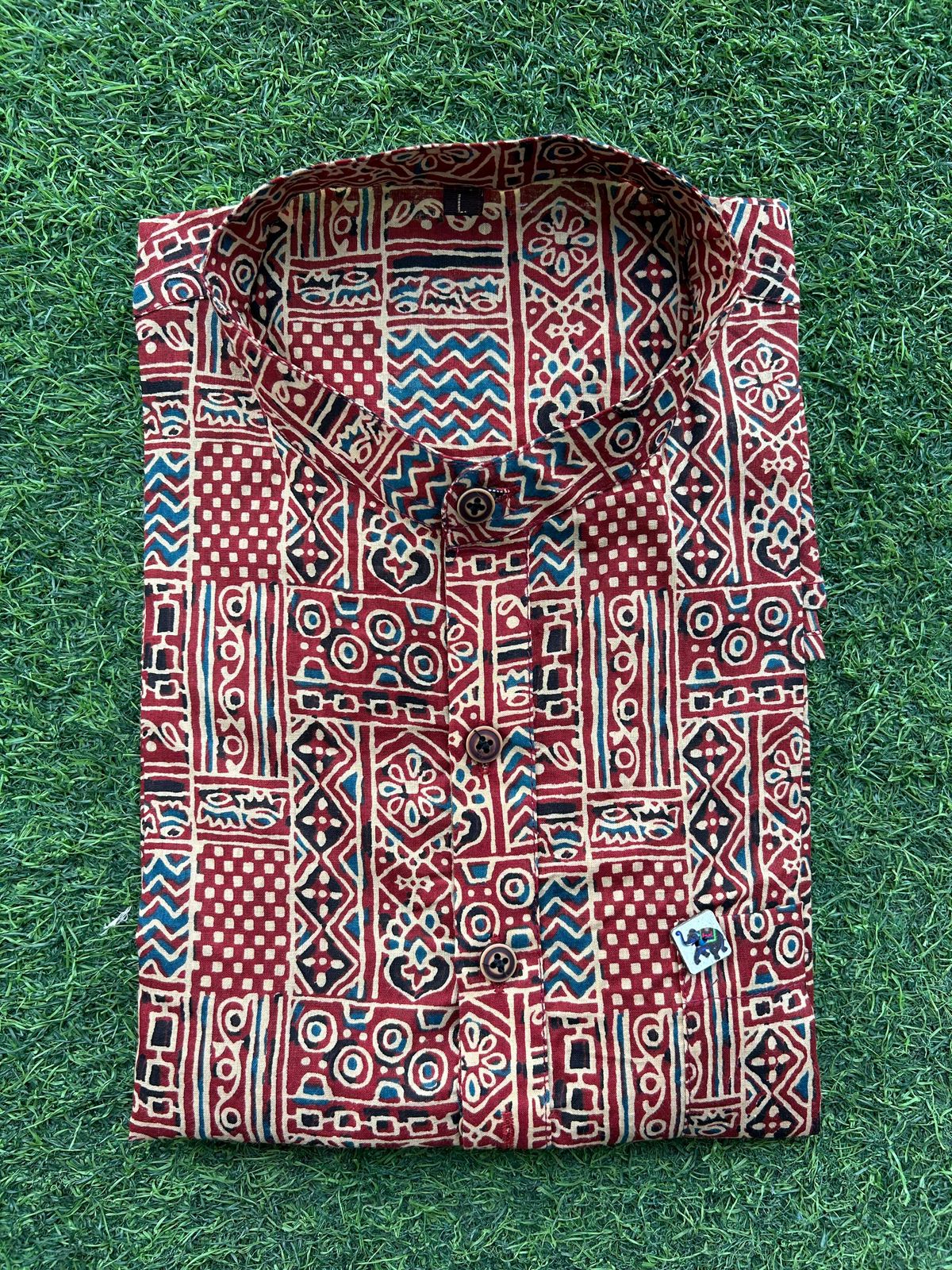 Half Sleeve Printed Cotton Shirt for Men | Summer Casual Daily Wear - Image 7