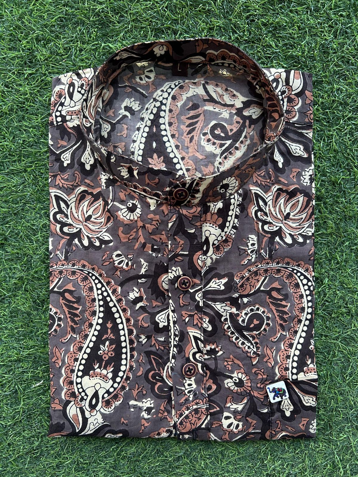 Half Sleeve Printed Cotton Shirt for Men | Summer Casual Daily Wear - Image 4