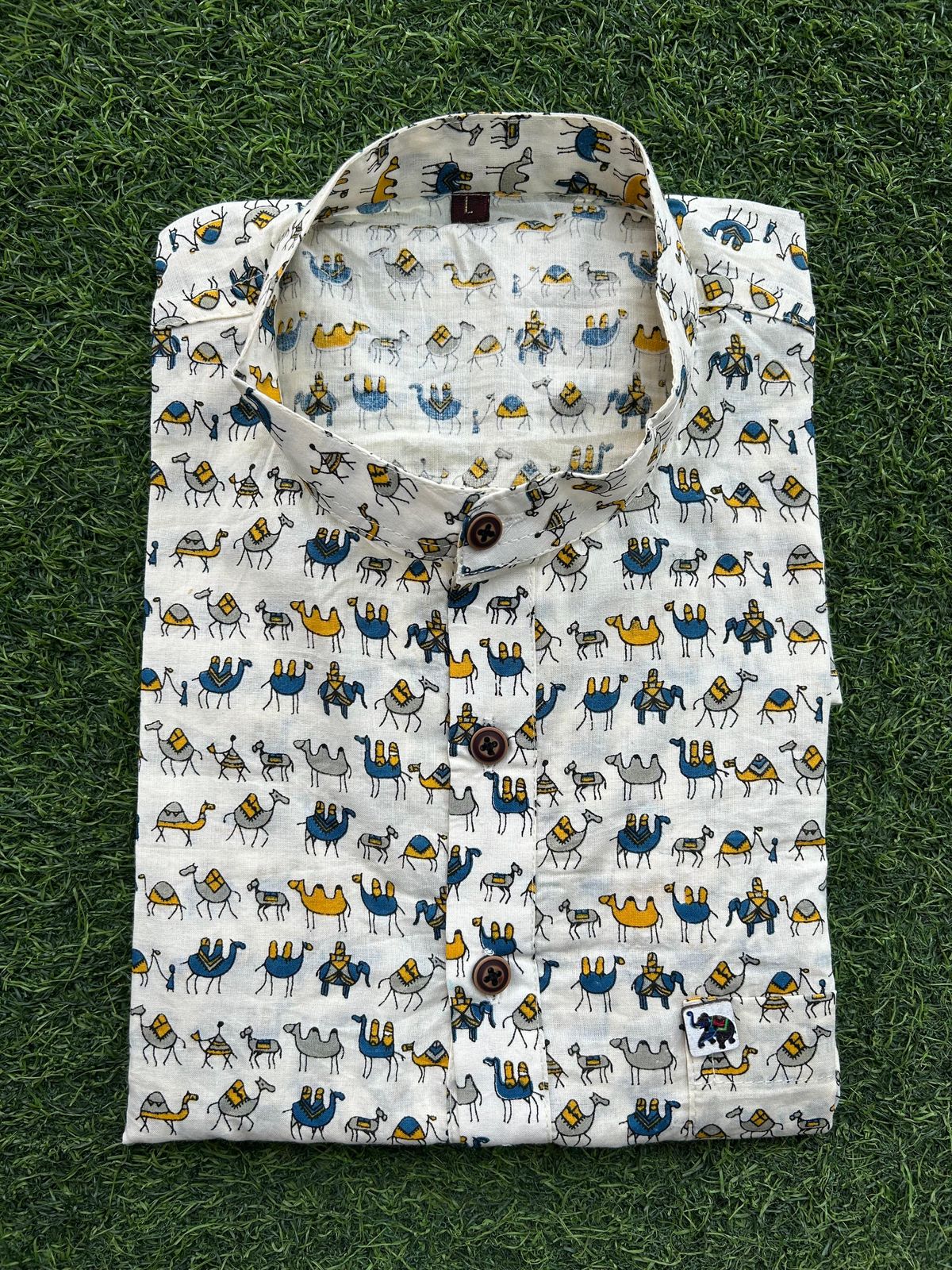 Half Sleeve Printed Cotton Shirt for Men | Summer Casual Daily Wear - Image 3