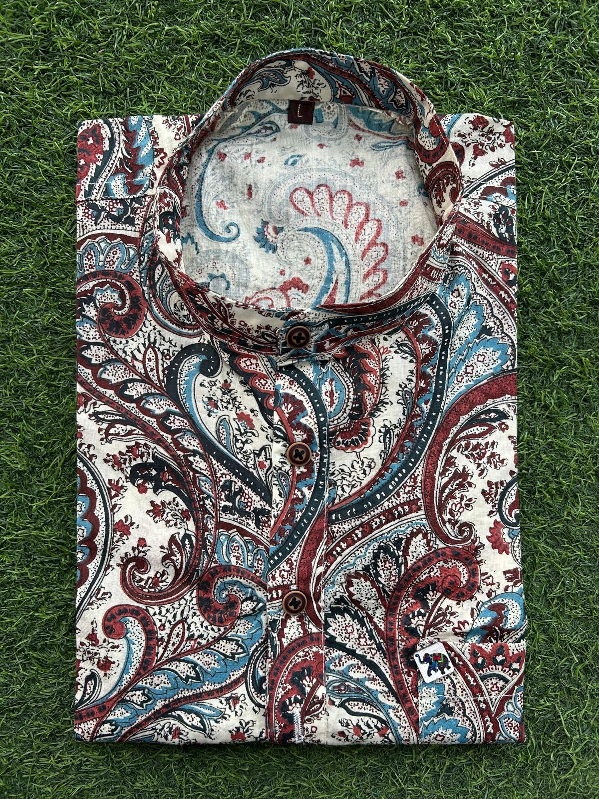 Half Sleeve Printed Cotton Shirt for Men | Summer Casual Daily Wear - Image 2