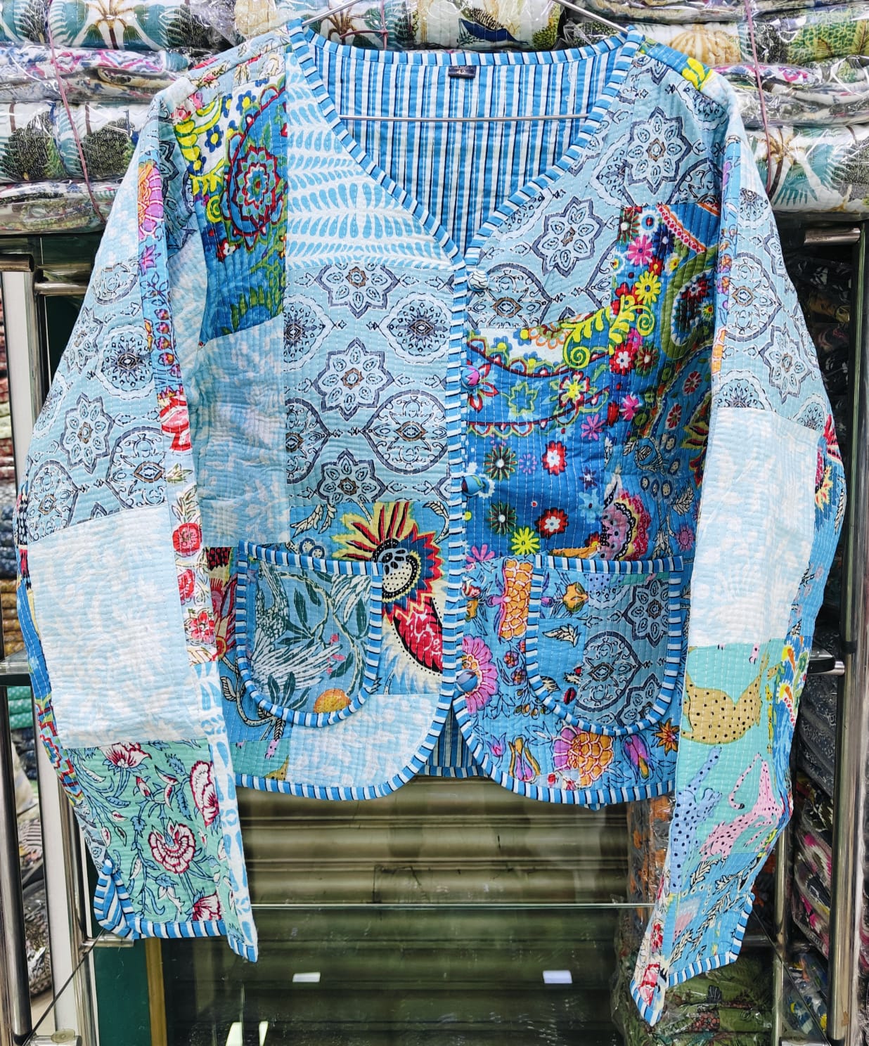 Women’s Ethnic Printed Cotton Jacket | Full Sleeve Indie Wear - Image 6