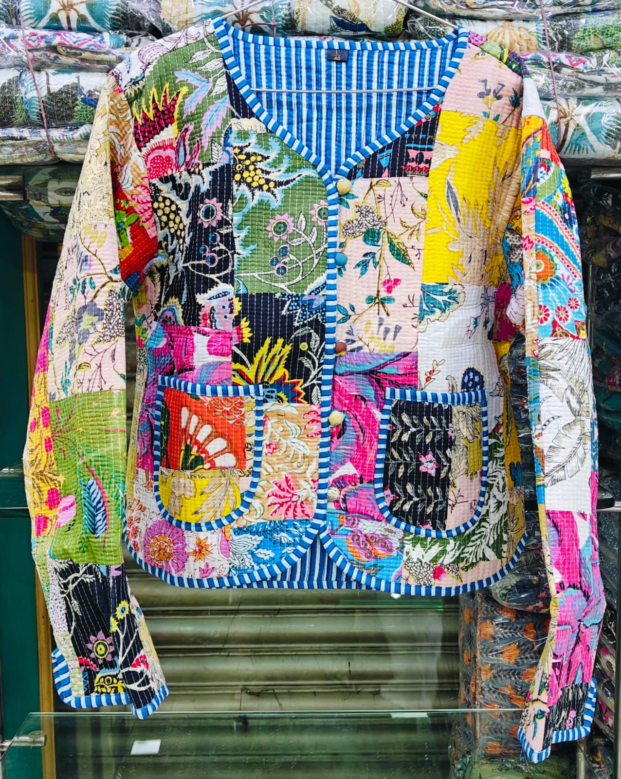 Women’s Ethnic Printed Cotton Jacket | Full Sleeve Indie Wear - Image 4