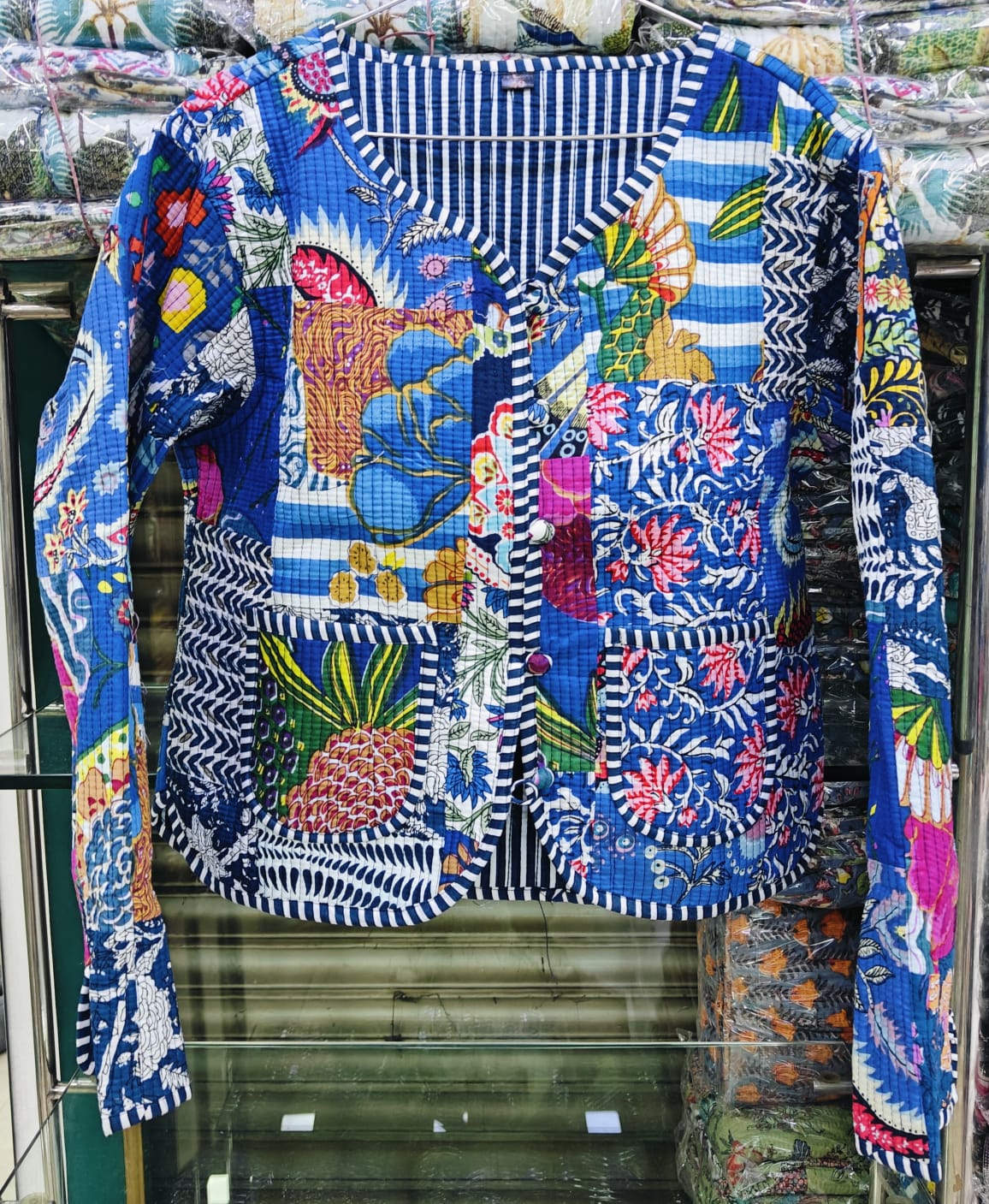 Women’s Ethnic Printed Cotton Jacket | Full Sleeve Indie Wear - Image 2